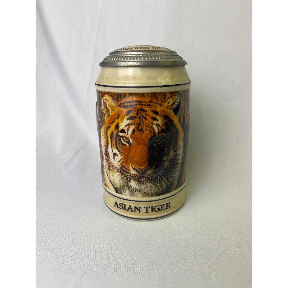Budweiser Endangered Species Asian Tiger Beer Stein